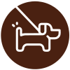 icona della passeggiata del cane